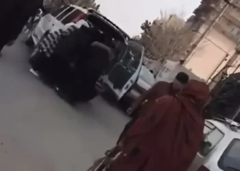 د طالبانو لخوا د نجونو د نیولو د پیښې انځور په غرب کابل کې؛ سرچینه: ټولنیزې رسنۍ