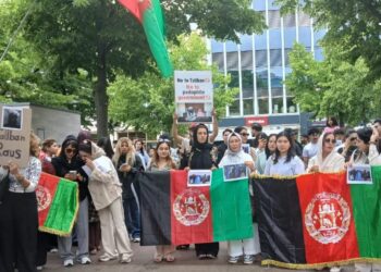 المان کې د افغان ښځو او نجونو په ملاتړ اعتراضي غونډه وشوه