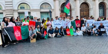 روم کې اعتراضي غونډه: له طالبانو سره د اړیکو عادي کولو غندل او د ښځو د وضعیت په اړه خبرداری
