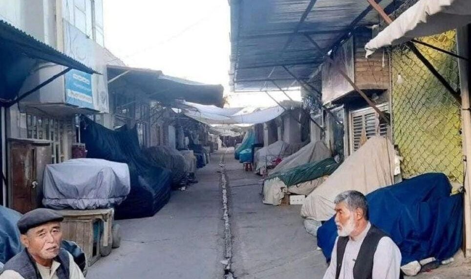 طالبانو د هرات جبرییل کې د ښځو لپاره د یوه ځانګړي بازارګوټي لسګونه هټۍ وتړلې