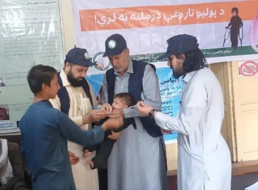 کارزار واکسین فلج اطفال در چهار ولایت شرقی کشور آغاز شد